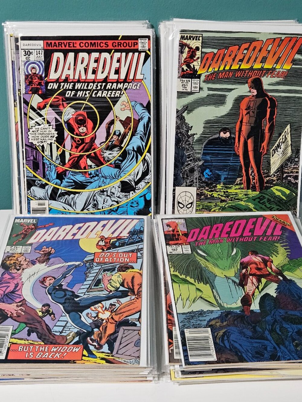 Daredevil Lot of 50 Marvel Comics #147-326 Bronze / Copper / Modern Age C137